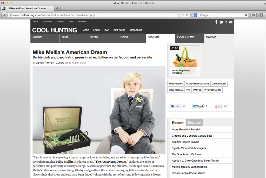 mike mellia the american dream cool hunting